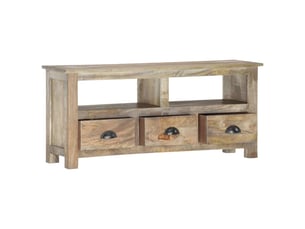 Meuble tv coloris gris 110 cm