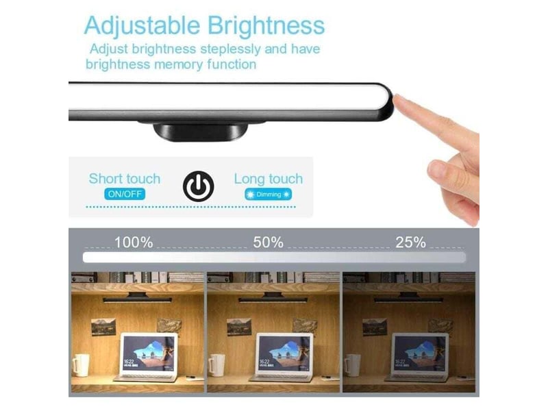  Lablanc veilleuse placard tactile dimmable 3w magnétique usb rechargeable, lampe miroirlecture  - Conforama B