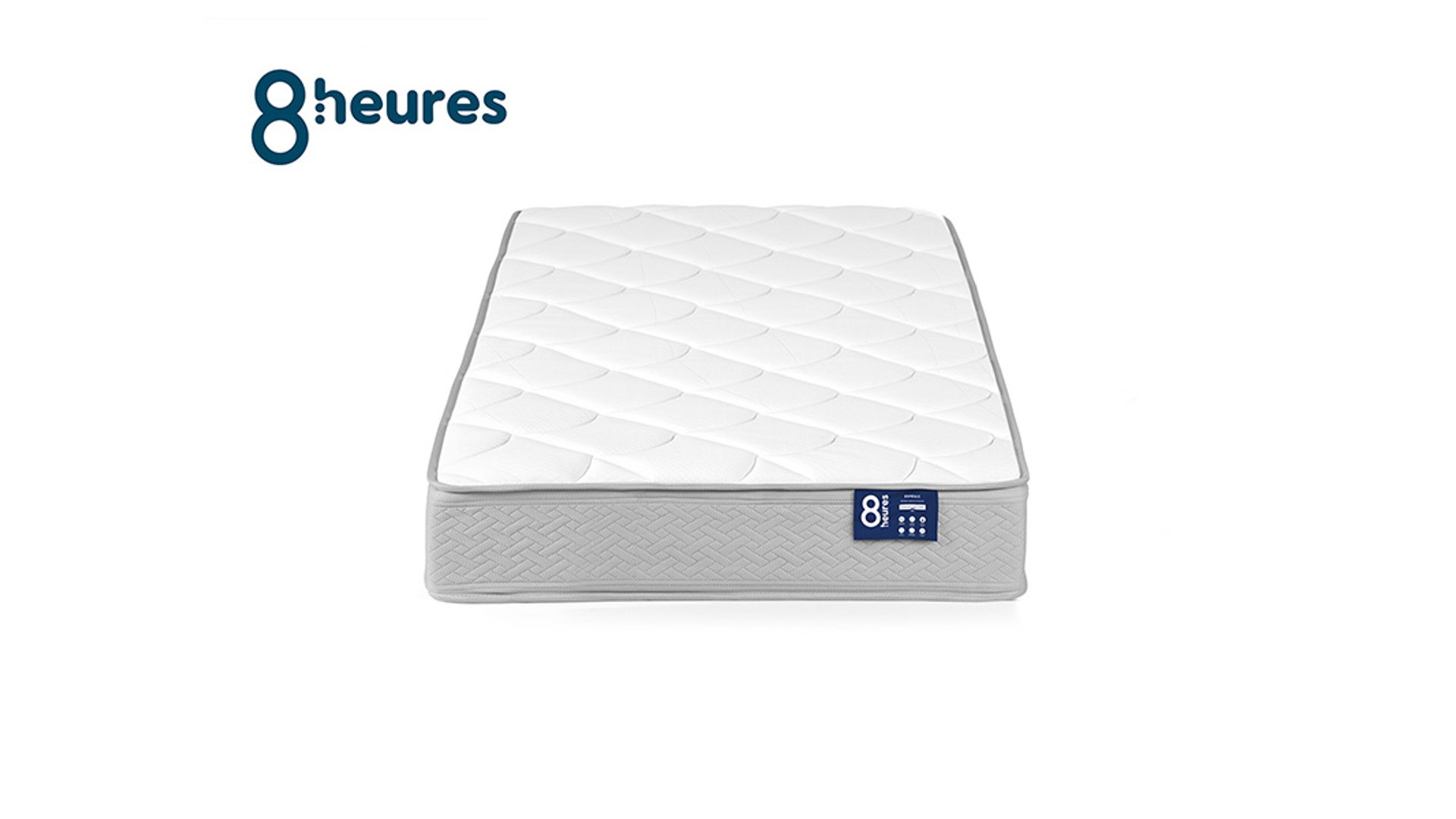 MATELAS RESSORTS 90X200 CM 8 HEURES ESPIEGLE