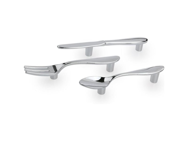  3pcs couteau cuillère fourchette armoires de cuisine tiroir placard pull manches boutons  - Conforama C
