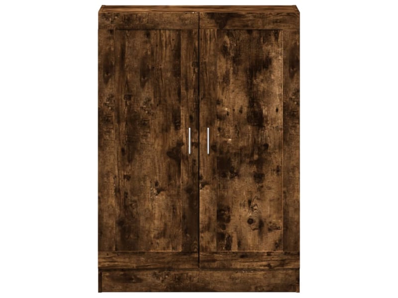  Bibliothèque, étagère de rangement chêne fumé 82,5x30,5x115 cm bois d'ingénierie  - Conforama E