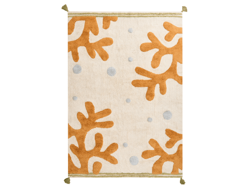 Tapis enfant jajpur beige clair 140 x 200 cm coton - Conforama A