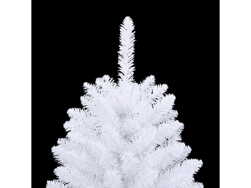  Sapin de noël - arbre de noël artificiel à charnières avec support blanc 150 cm  - Conforama E