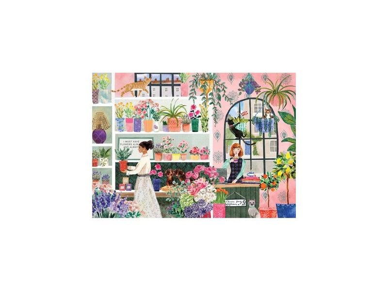  Puzzle paysage the flower studio 1000 pieces laura coleman JUM8721017607885 - Conforama B