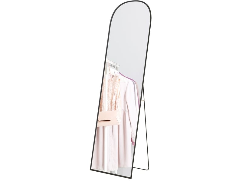  Miroir sur pied 169x49 cm arqué noir  - Conforama A