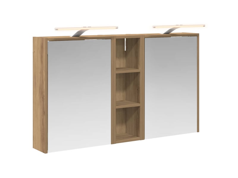  Ensemble de meubles de salle de bain 3 pcs 106x16x62.5 cm shl9640  - Conforama A