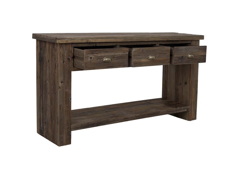  Console d'entrée en bois marron 150x40x80 cm h  - Conforama E