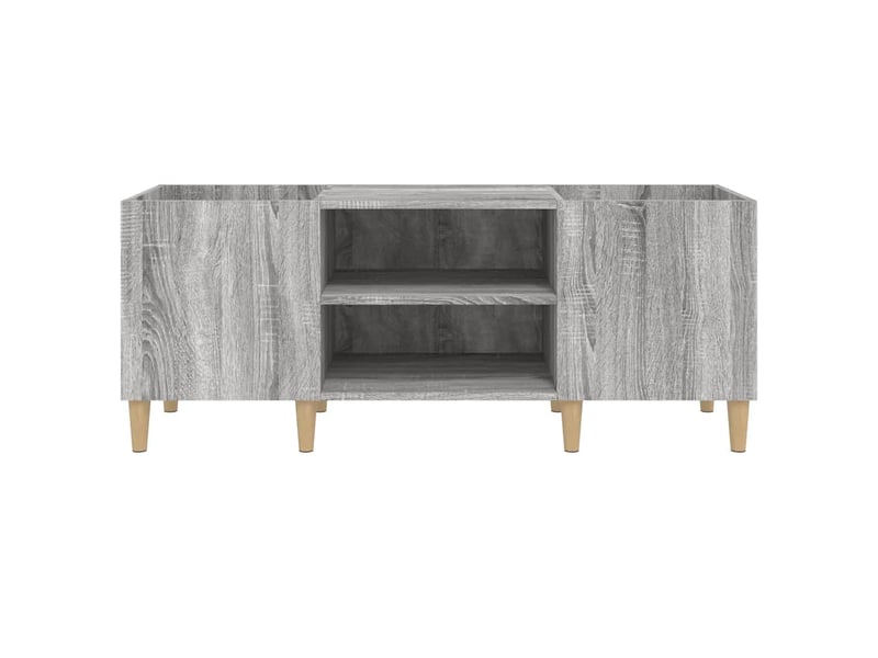  Armoire à disques, armoire de rangement sonoma gris 121x38x48 cm bois d'ingénierie  - Conforama E