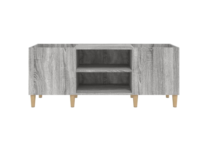  Armoire à disques, armoire de rangement sonoma gris 121x38x48 cm bois d'ingénierie  - Conforama E