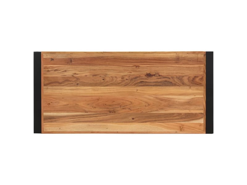  Table basse - table de salon - table à thé 120x55x40 cm bois massif d'acacia  - Conforama C