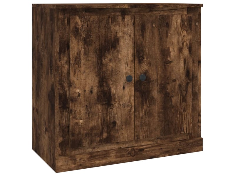  Buffet - bahut - meuble de rangement chêne fumé 70x35,5x67,5 cm bois d'ingénierie  - Conforama A