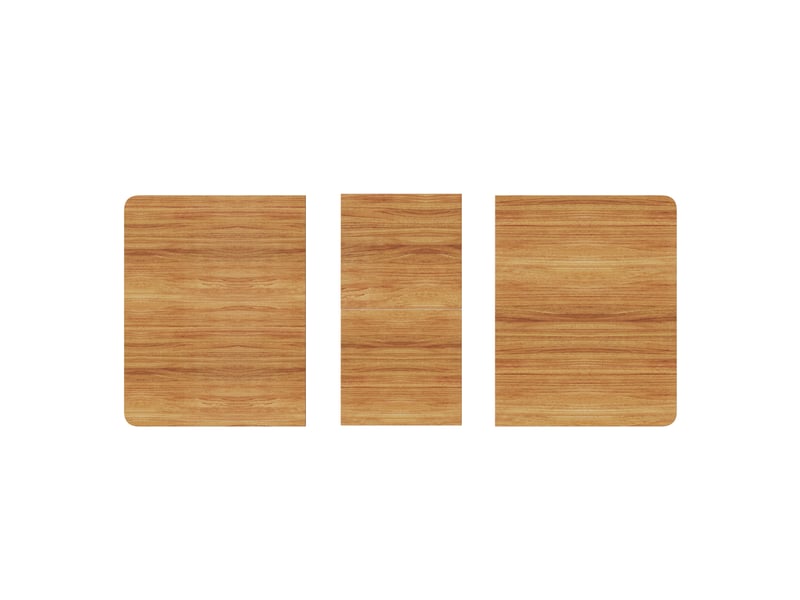  Table à manger extensible, 120 à 160 cm, rectangulaire, mdf et métal, marron, rangement intégré pratique  - Conforama E