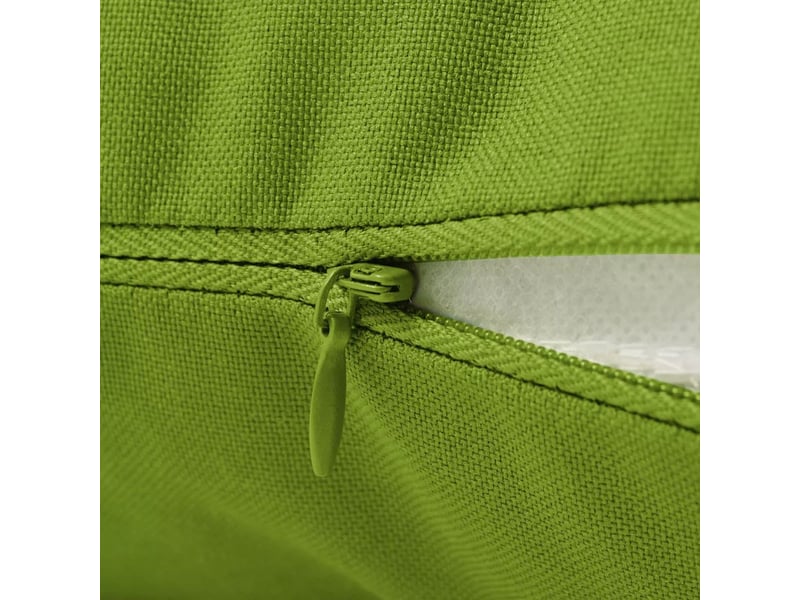  Lot de 4 coussins oreiller pour extérieur décoration jardin 45 x 45 cm vert pomme dec020091  - Conforama B