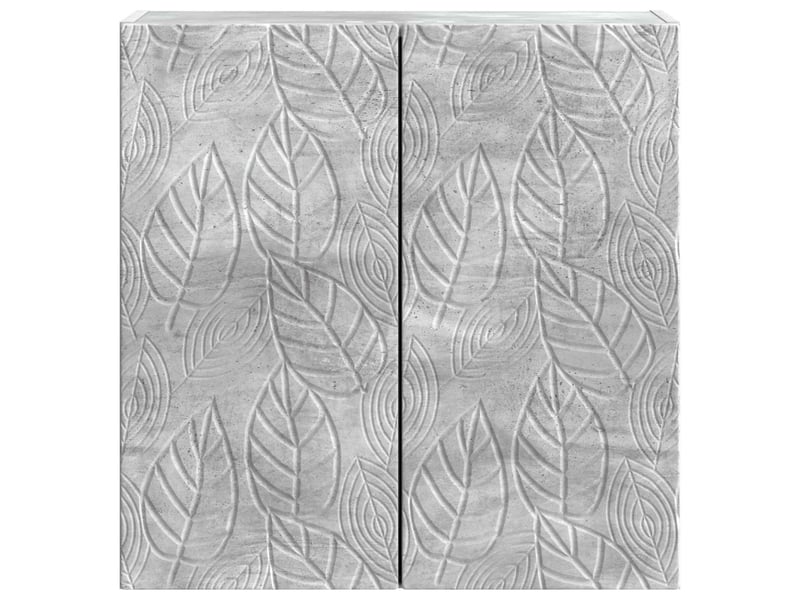  Armoire murale salon, meuble de rangement 59x31x60 cm bois d'ingénierie gris béton shl194  - Conforama D