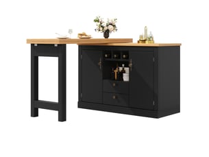 Bar coloris noir <strong>FLORAGRACE</strong> <strong></strong> - 180 cm