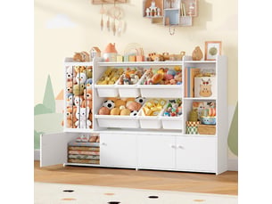 Bibliotheque coloris  blanc  G FORM  - 137.3 cm x 94 cm