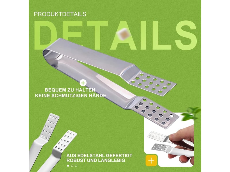  Lot de 5 pinces à sachet de thé en acier inoxydable résistant à la chaleur -anti-brûlure- résistant à la chaleur - durable - pour thé en vrac, glaçons NO Commercial reference - Conforama D