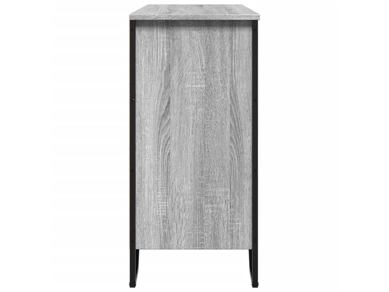  Buffet - bahut - meuble de rangement sonoma gris 101x35,5x74,5 cm bois d'ingénierie  - Conforama E