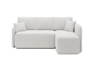 Canapé d'angle collection hedson coloris blanc