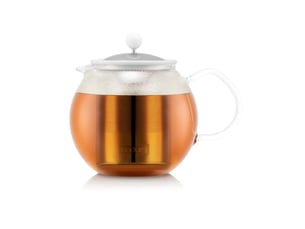 Bodum - théière à piston 1l blanc  1801-486-16 - assam
