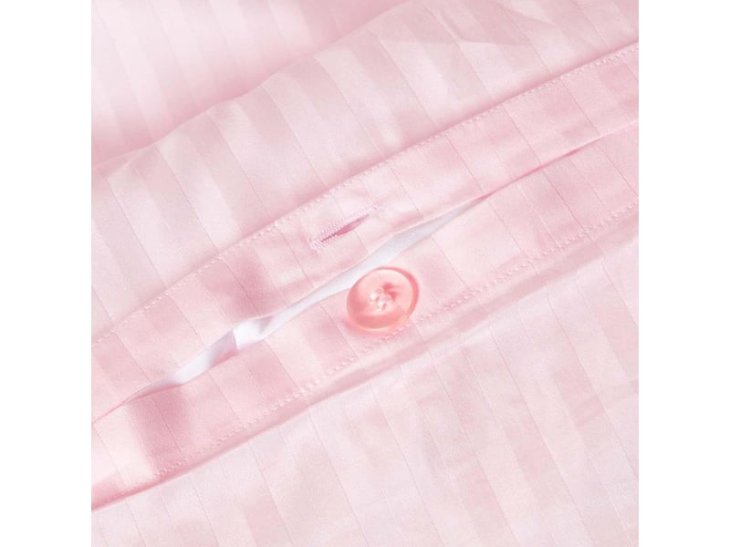  Homescapes parure de lit enfant en coton égyptien 330 fils rose, 120 x 150 cm  - Conforama C
