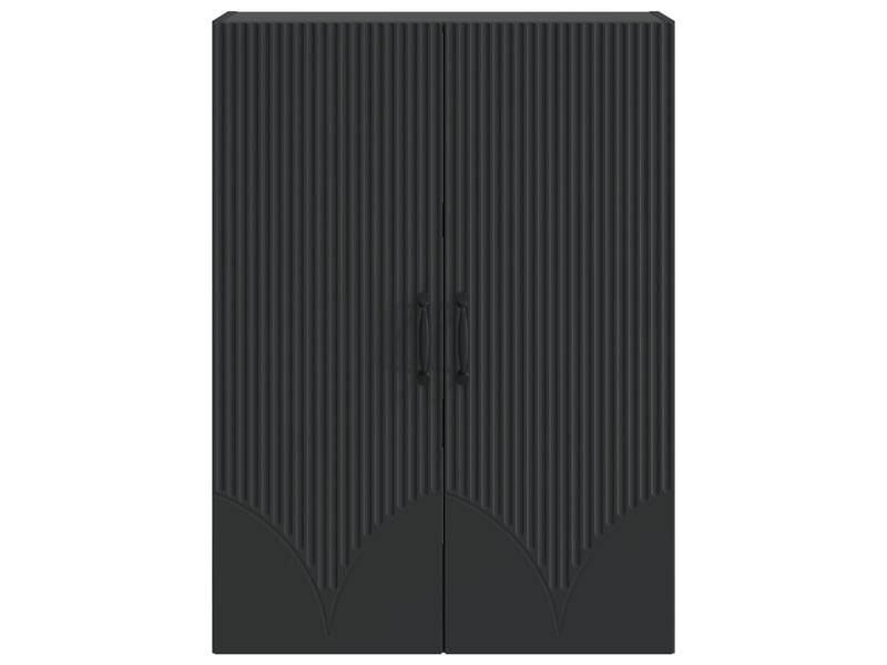  Armoire murale salon, meuble de rangement 66 x 34,5 x 90 cm bois d'ingénierie noir shl6301  - Conforama D