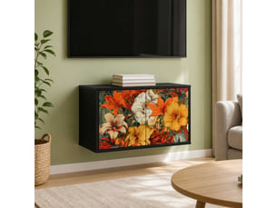 Meuble tv coloris noir 69 cm <strong>VIDAXL</strong>  <strong></strong>