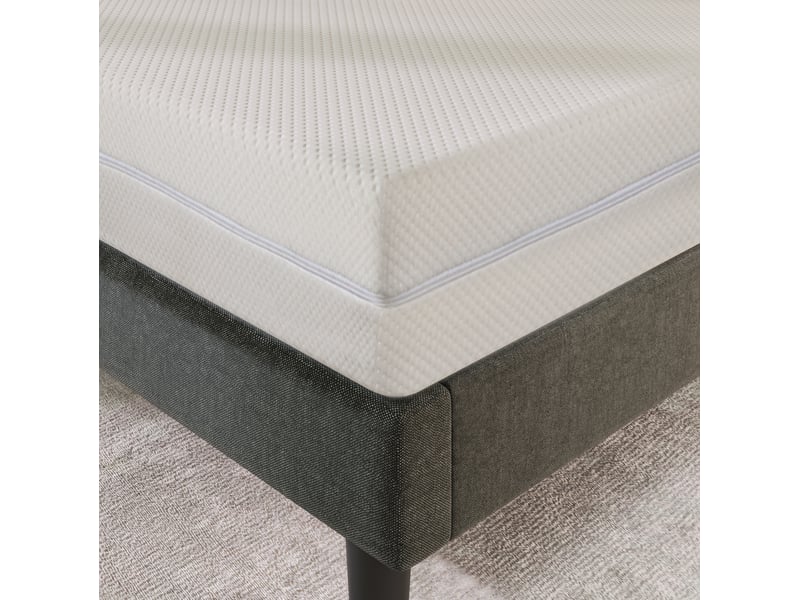  Matelas en mousse tcqpz 160 x 200 cm 20 cm réversible h2 h3 7 zones blanc  - Conforama E