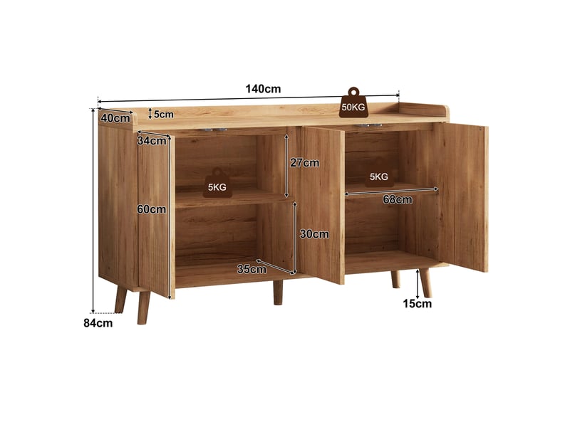 Lit superposé enfant gris 90x200 cm avec décor porte et fenêtre, échelle de montée, rangement ouvert sous le lit, éclairage led - Conforama C