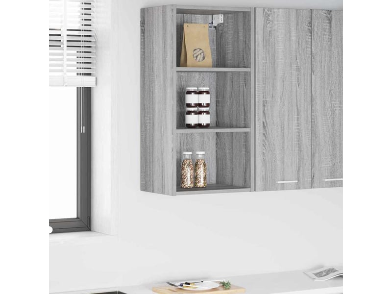  Meuble de rangement, armoire suspendue gris sonoma 40x29,5x80cm  - Conforama B