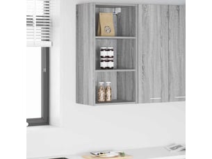 Meuble de rangement, armoire suspendue gris sonoma 40x29,5x80cm