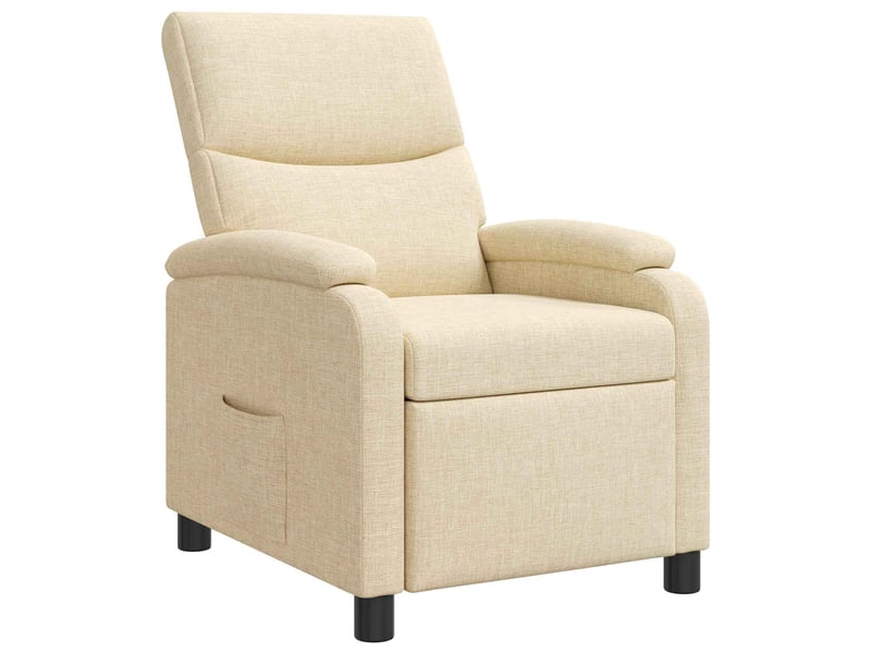  Vidaxl fauteuil inclinable crème tissu  - Conforama A