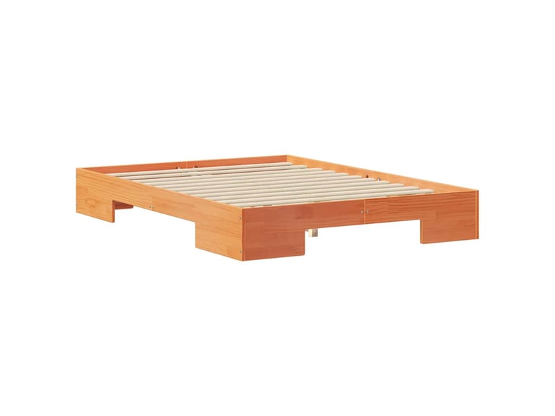  Lit double- lit adulte -  cadre de lit marron 120 x 190 cm  - Conforama C