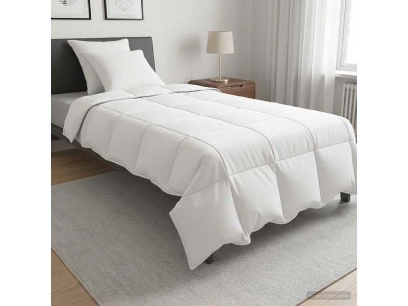  Ensemble de duvet 2 pcs - couette 155 x 220 cm été 150 gsm fibre de bambou  - Conforama B