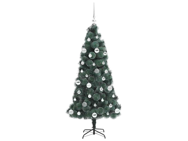  Sapin de noël, arbre de noël artificiel pré-éclairé avec ensemble de boules shl5172  - Conforama D