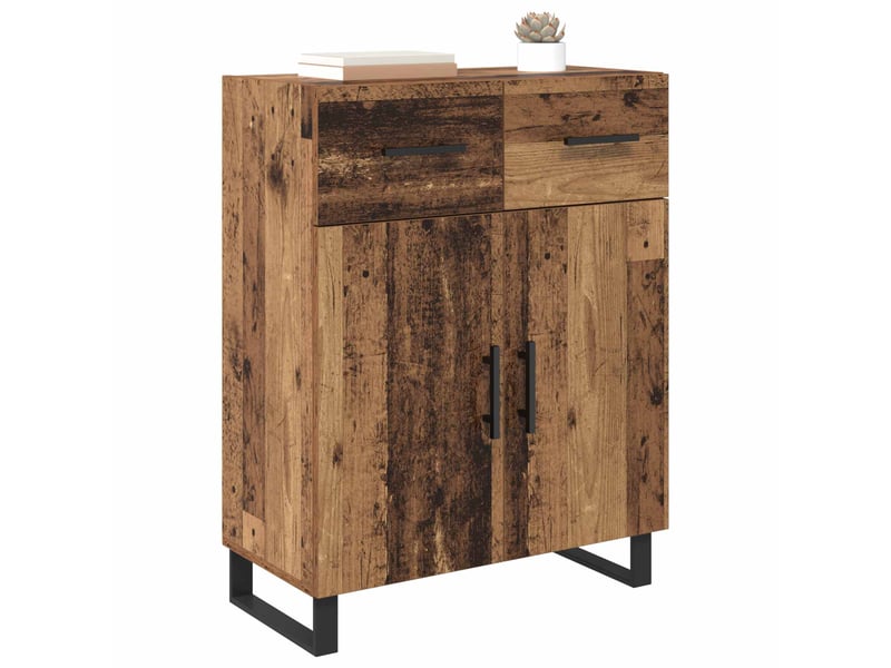  Buffet salon, buffet de rangement bois ancien 69,5x34x90 cm bois d'ingénierie  - Conforama C