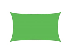 Voile d'ombrage - voile d'ombre - voile parasol 160 gm² vert clair 5x8 m pehd