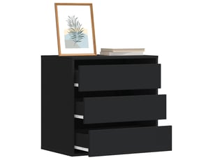 Commode 1 tiroir(s)    <strong></strong> <strong></strong> coloris noir largeur 60 cm