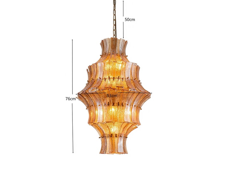  suspension venezia fumée 53cm  - Conforama C