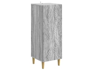 Buffet - bahut - meuble de rangement sonoma gris 33 x 34,5 x 90 cm bois d'ingénierie
