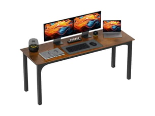 Bureau gaming ROLIPO 60 cm coloris marron