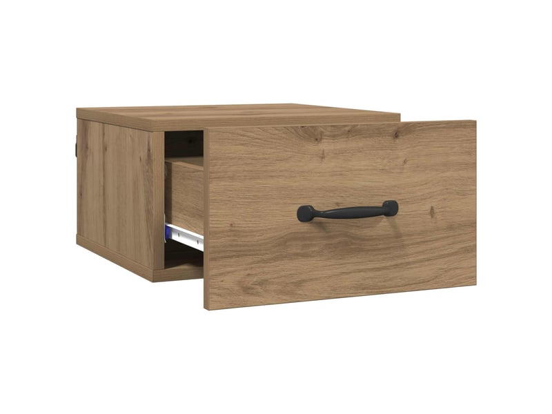  Table de chevet avec tiroir chêne artisan 35 x 35 x 20 cm  - Conforama D