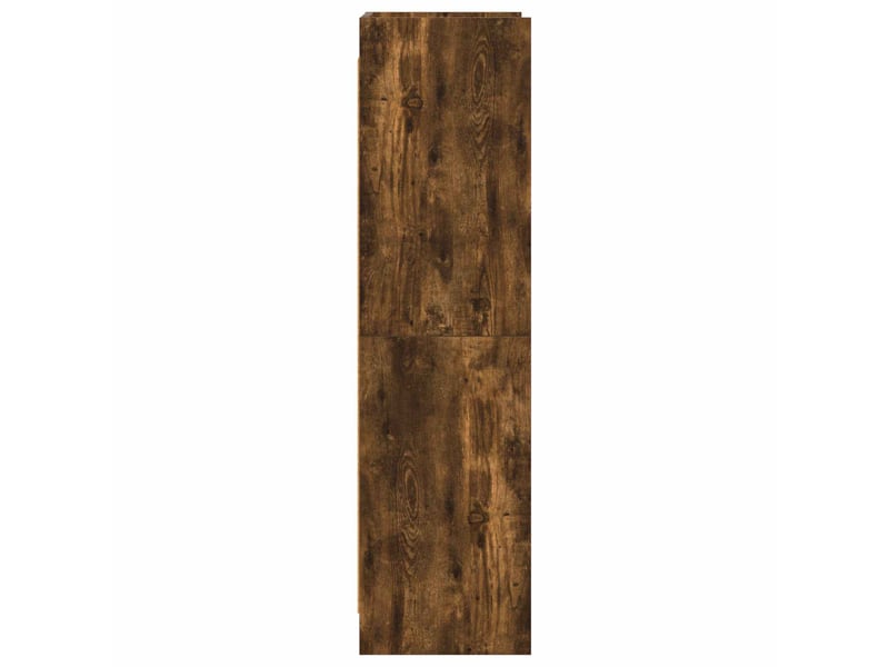  Bibliothèque, étagère de rangement chêne fumé 59 x 30 x 111 cm bois d'ingénierie  - Conforama E