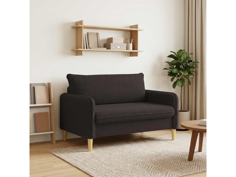 Vidaxl fauteuil xxl noir bouclé - Conforama B