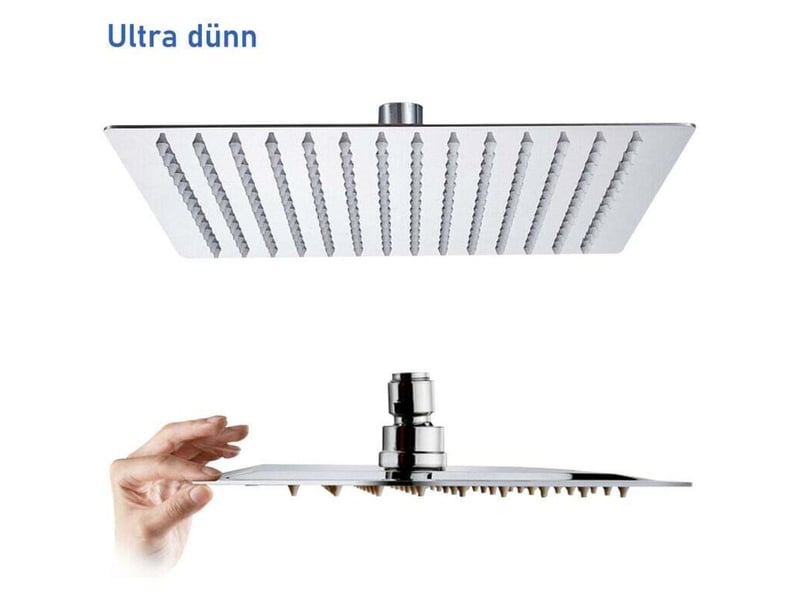  Pomme de douche pommes de douche &amp; douches douche pluie douche forêt tropicale pomme de douche économie d'eau 20cm  - Conforama B