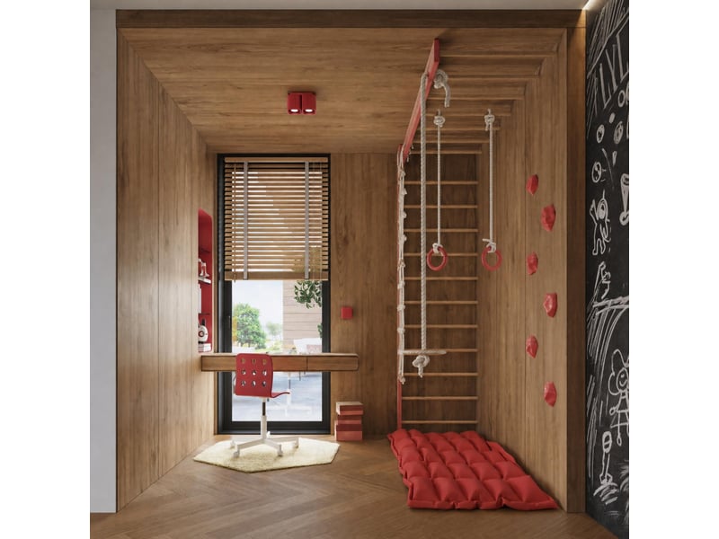  Plafonnier riff 2 rouge gu10 aluminium moderne 12x20.5x10cm SL.3086 - Conforama B