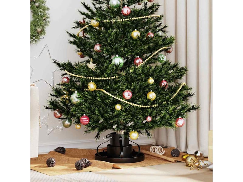  Pied de sapin de noël noir 40 x 40 x 21 cm acier cf61966  - Conforama B