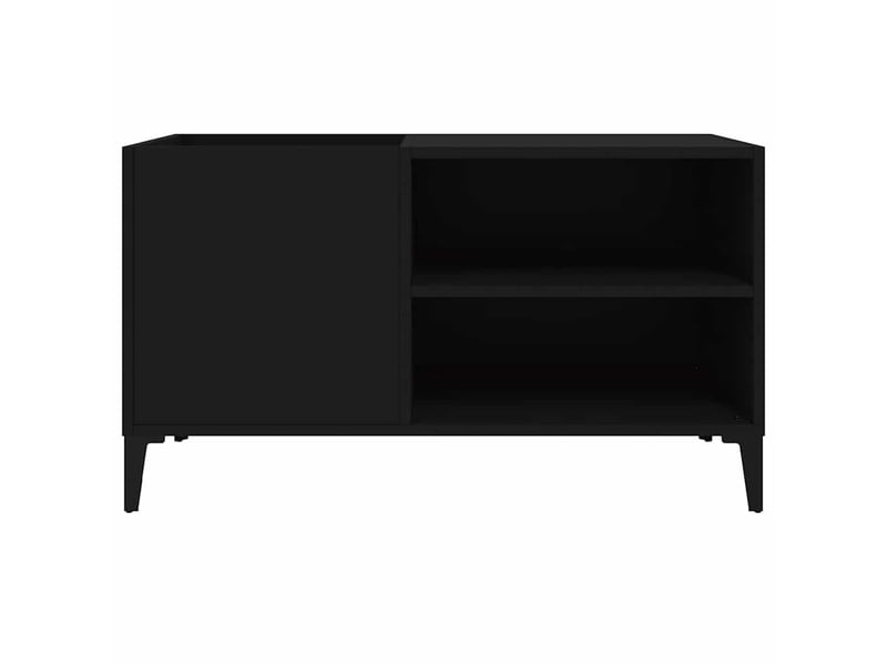  Armoire à disques, armoire de rangement noir 84,5x38x48 cm bois d'ingénierie  - Conforama D