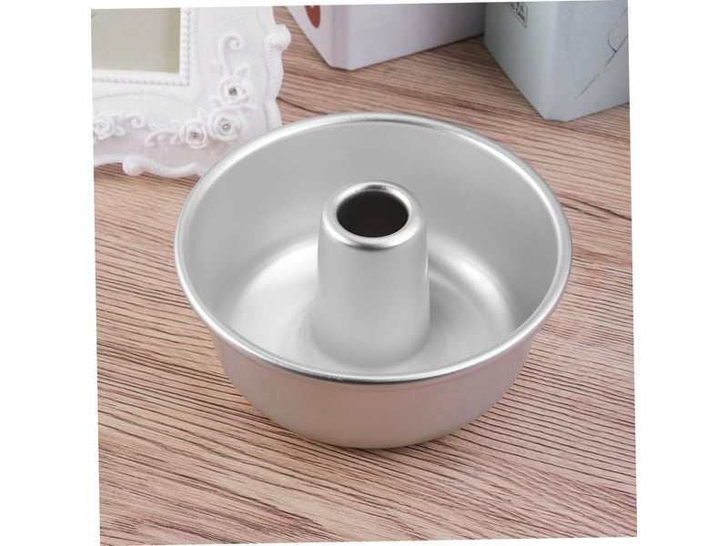 2pièces moule à donuts alliage aluminium de antiadhésif pour cuisson de gâteaux brownies et desserts ustensiles de pâtisserie 12.2*12.2*4.5 cm Cake tin - Conforama D