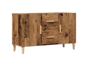 Buffet - bahut - meuble de rangement vieux bois 100x36x60 cm bois d'ingénierie